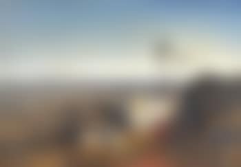 An extensive landscape, with Arab figures resting in the foreground (preview)