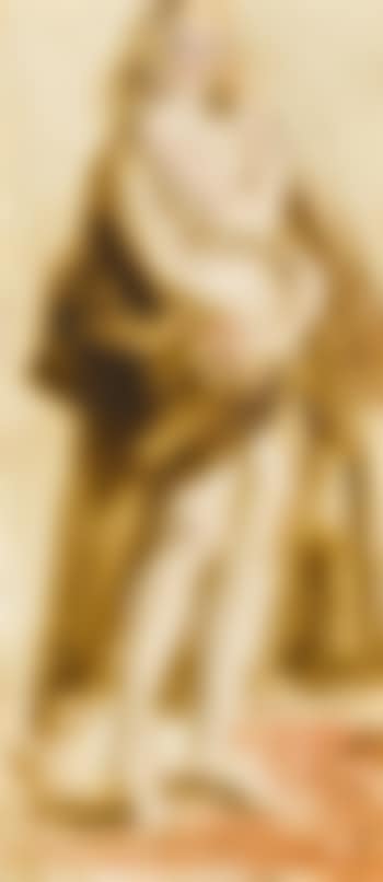 Standing remale nude, after Rubens (preview)