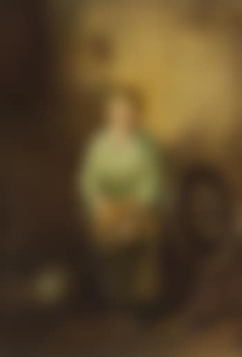 Woman and spinning wheel (preview)