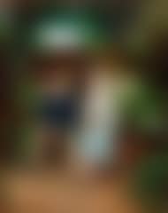 Two sweethearts on a bench (preview)