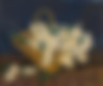 White Roses In Basket (preview)