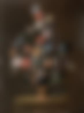 Roses, Anemones, Jasmine, Marigold and other flowers in a vase with gilded ornamentation; and Poppies, Marigold, Tulips, Larkspurs and Carnations in a vase (preview)