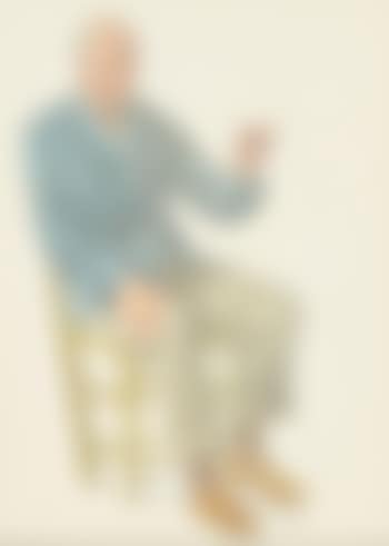 Self portrait sitting on a chair (preview)