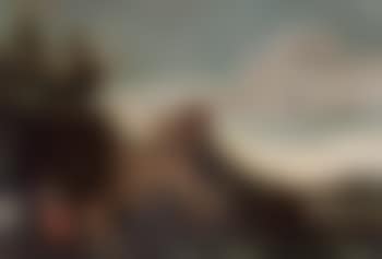 The huntress Diana, her handmaiden, and a shepherd, ruins in the background (preview)