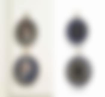 A gentleman, in blue coat, white waistcoat, frilled shirt and cravat, powdered hair en queue (preview)