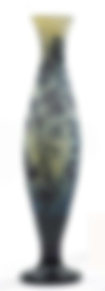 Large Club-shaped Vase With Floral Decor (preview)