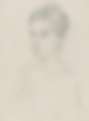 Portrait de jeune femme au chale vert (preview)