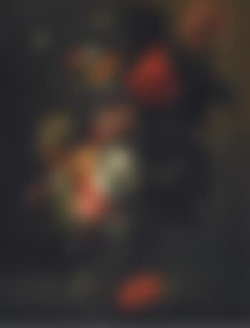 Blumenvase Mit Rosen,Tulpen, Anemonen Und Weinblättern (preview)