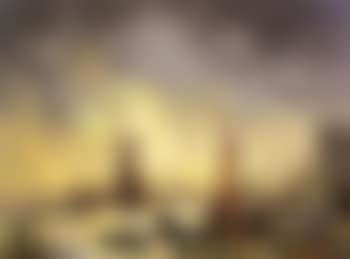 Dutch estuary scene with windmills (preview)