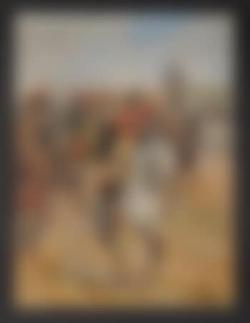 Le maréchal Mortier et la garde impériale rendant les honneurs à l'empereur Napoléon Ier devant les Invalides (preview)