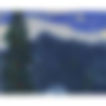 Gebirgslandschaft mit Tannenbaum (preview)