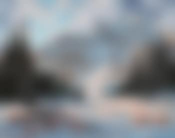 Alpine winter near storm mountain (Mount Whymper) (preview)