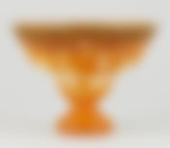 Coupe en verre au décor de coquerets (preview)