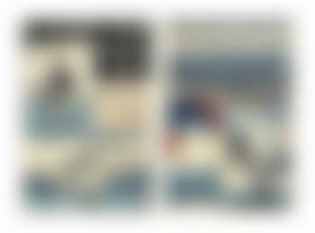 An album containing the complete set of Kuni zukushi harimaze zue [Mixed Views of the Provinces] (preview)