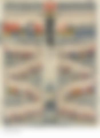 A group of approximately 37 designs depicting sumo wrestlers, including some triptychs, some incomplete (preview)