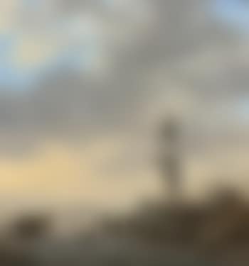 A Wooden Landing Stage On A Frozen River, Churches And A Windmill At Left On The Distant Shore (preview)