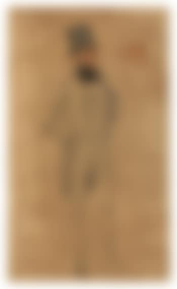 Baron Von Arnim In Ganzer Figure; Pauline Decker In Halbfigur (preview)