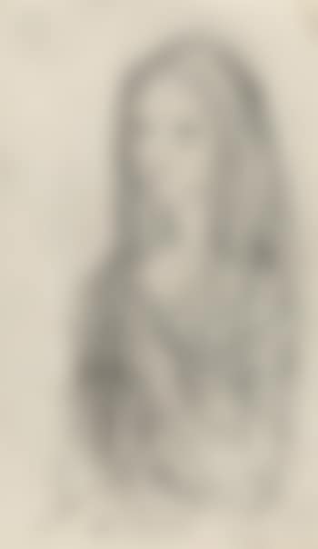 Jeune fille se pasant les doigts dans ses cheveux (preview)