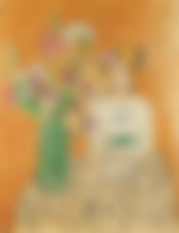 La Fille En Blanc Et Le Bouquet (preview)