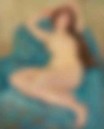 Femme Nue Au Fauteuil Bleu (preview)