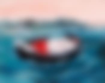 Lovers In A Boat With A Pink Sky (preview)