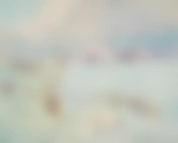 Winter Landscape at dusk with a snow covered cabin and mountains in the distance (preview)