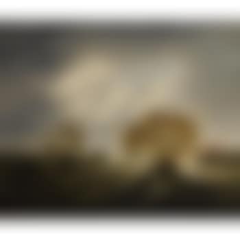 British frigates in a black squall depicting ships from the red and blue fleets (preview)