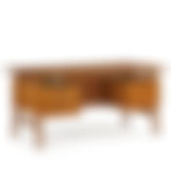 Teak Double-pedestal Desk (No. 75) (preview)