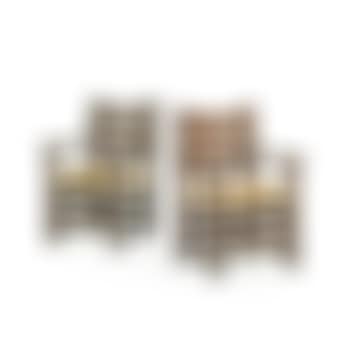 Pair Of Early Armchairs With Rush Seats (preview)
