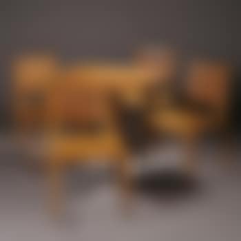 Game Table and Four Chairs by Edward Wormley (preview)