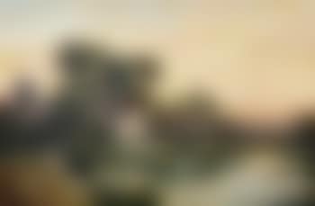 Figures by a cottage (preview)