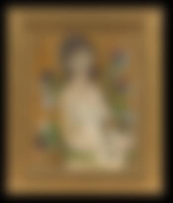 Girl with purple flowers (preview)