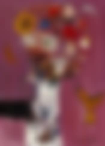 Still Life Flowers and Cock (preview)