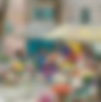 Bloemenmarkt te Menton - Marché aux fleurs à Menton (preview)