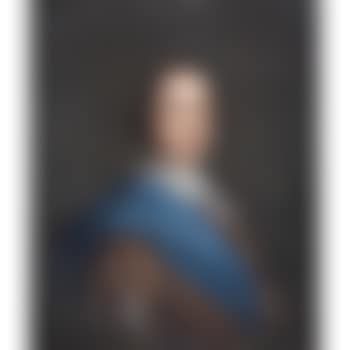 Portrait of a gentleman, half-length, in a burgundy coat and blue sash; and Portrait of a lady, half-length, in a burgundy dress and blue sash, before an open landscape (preview)