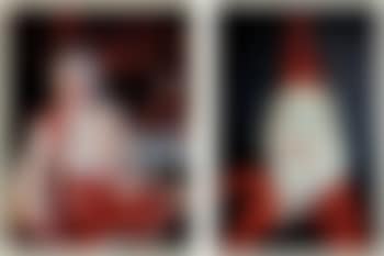 Untitled (Mrs. Claus); and Toy Santa Claus by Mike Kelley (preview)
