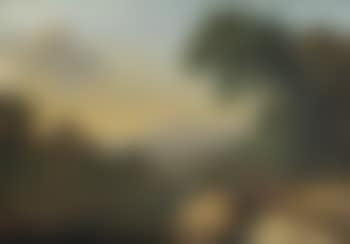 An Italianate river landscape with travellers on a path, a town beyond (preview)