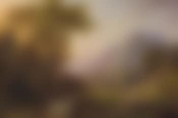 A mountainous summer landscape with cattle and a church beyond (preview)