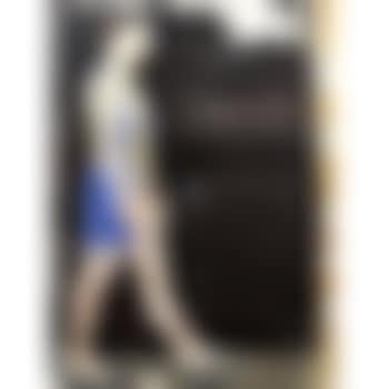 Striding Nude, Blue Dress (preview)