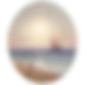 Sunset on the shore (preview)