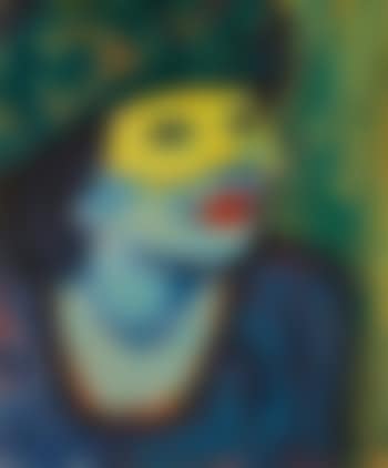 Die Gelbe Maske I (The Yellow Mask I) – Recto; Sängerin In Rot (Singer In Red) – Verso (preview)