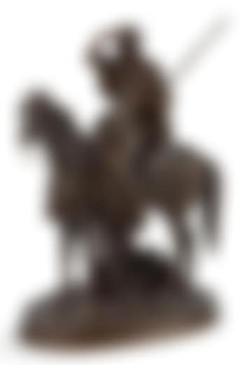 Cavalier arabe guettant (preview)