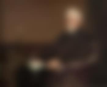 Portrait of W.D Fitcher seated with a book (preview)