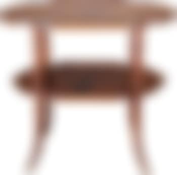 A French Walnut And Marquetry Two-Tiered Table (preview)