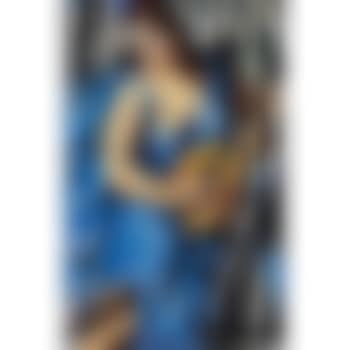 Femme bleue a la guitare (preview)