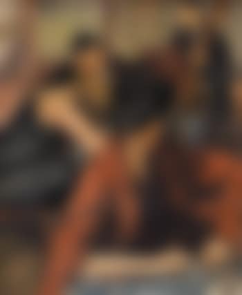 Au Café; Femme assise (preview)