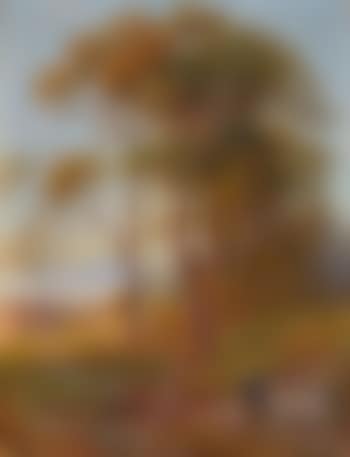 Seelandschaft mit Schafhirtin an Brunnen (preview)