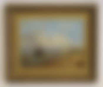 Beach scene with boats, cattle and figures (preview)