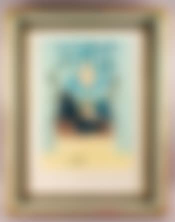 Angel rising above a man (preview)