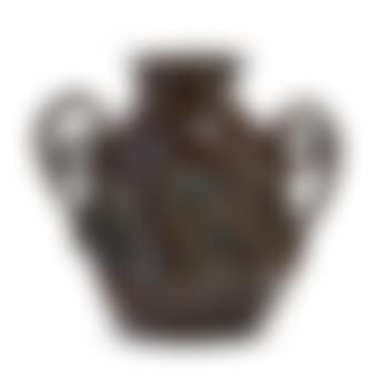 Dimpled vessel with curly handles (preview)